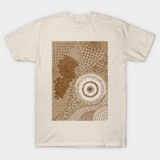 Zentangle - Sepia Lace T-Shirt